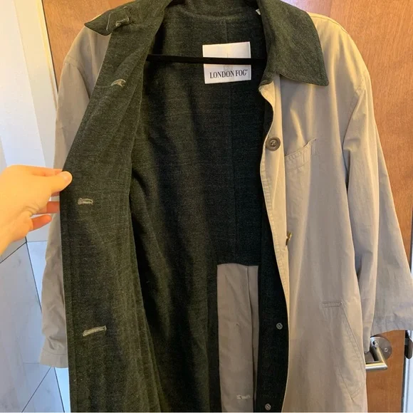 London Fog Trench Coat - Picture 4 of 8